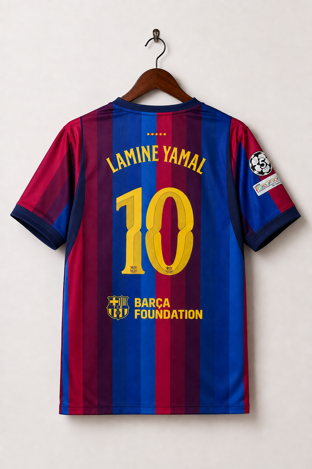 LAMINE YEMAL-10 FC BARCELONA NEW SEASON HOME JERSEY