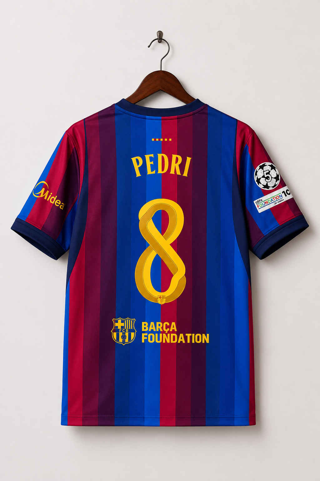 PEDRI-8 FC BARCELONA NEW SEASON HOME JERSEY