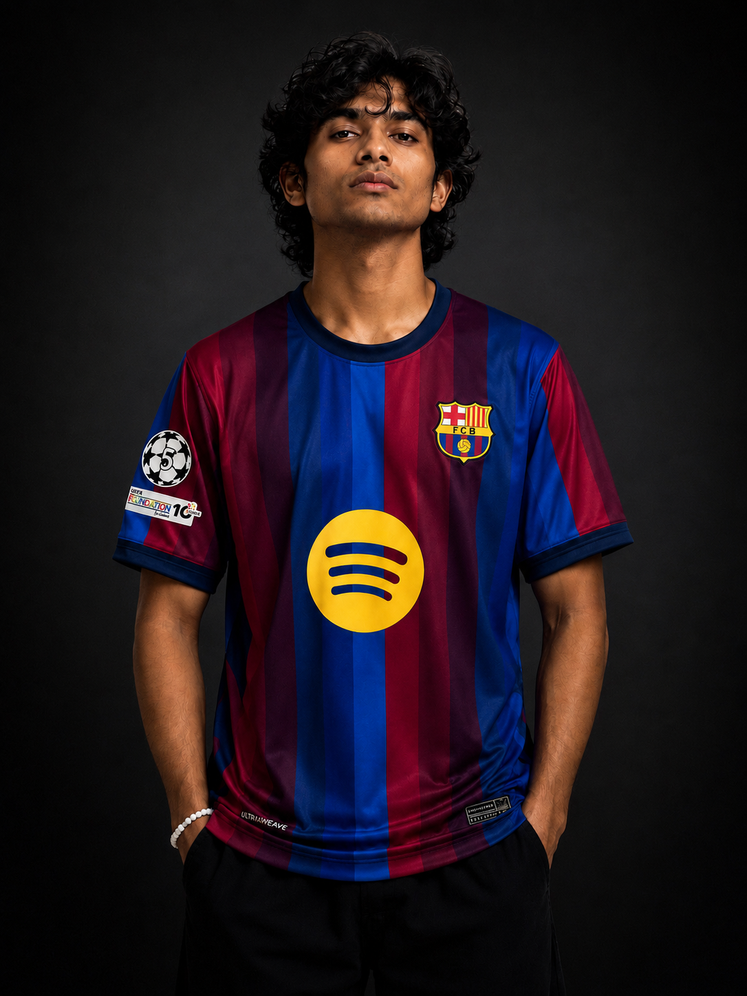RAPHINHA-11 FC BARCELONA NEW SEASON HOME JERSEY