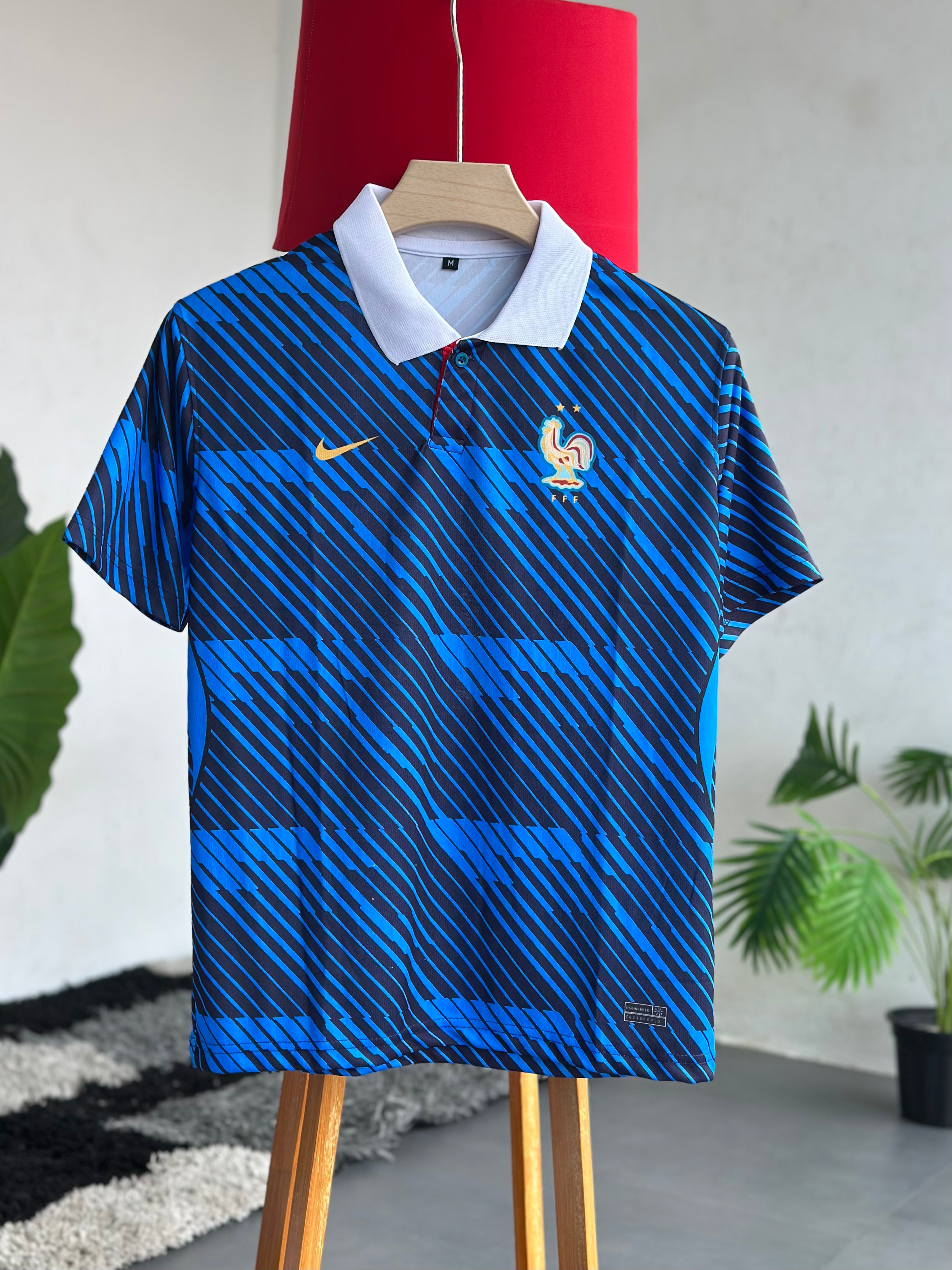 MBAPPE-10 FRANCE 2026 WORLD CUP NEW KIT COLLAR WITH BUTTON